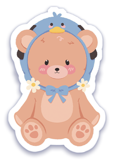 OC Bear Sticker